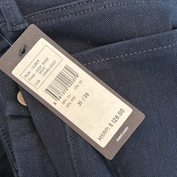 Mavi indigo move Lucy high rise super skinny NWT 31/28 - Picture 10 of 13